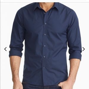 UNTUCKit Navy Dress Shirt